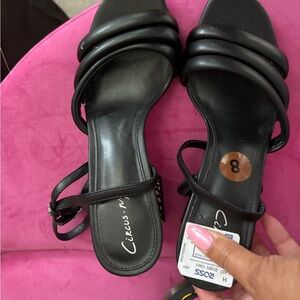 Circus by Sam Edelman Black Strappy Sandals